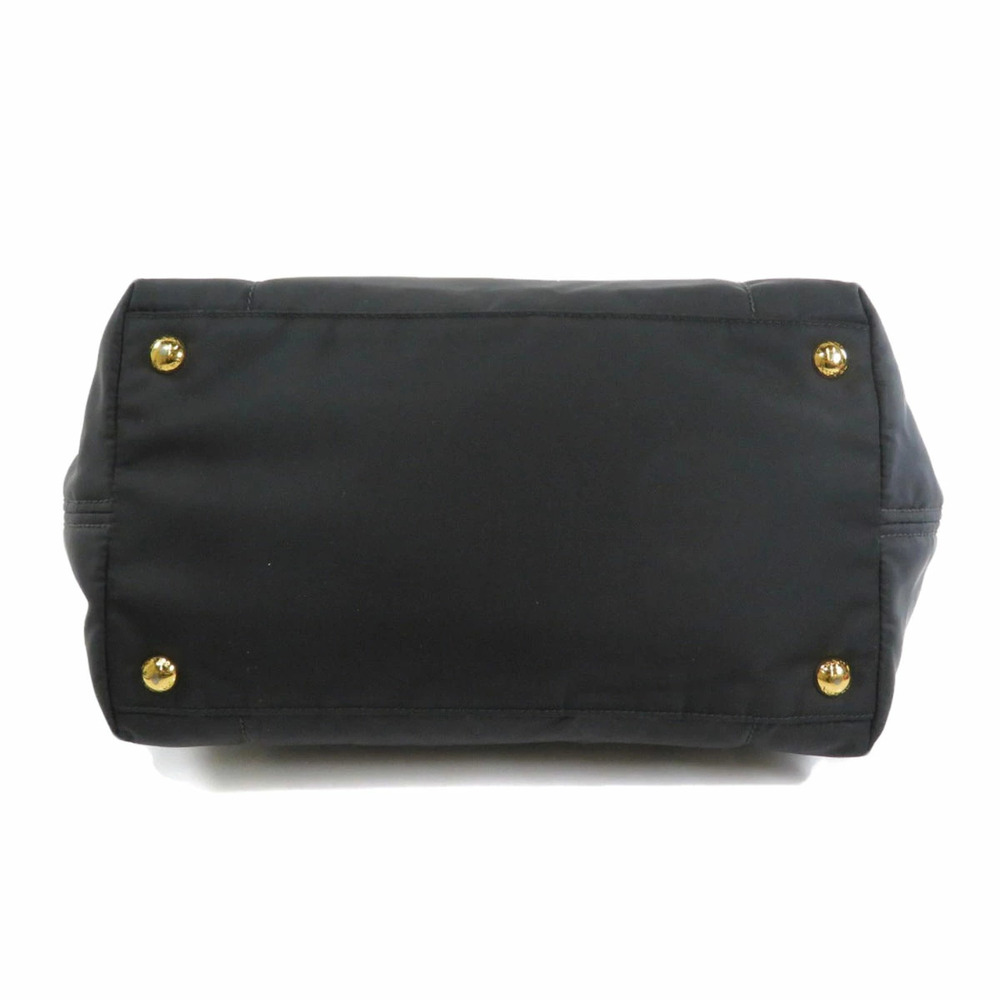 Prada 2way convertible tote bag black leather - Picture 4 of 11